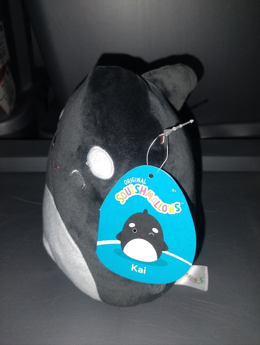Squishmallows Kai the Orca Whale 7.5" Plush Toy - Picture 2 of 2